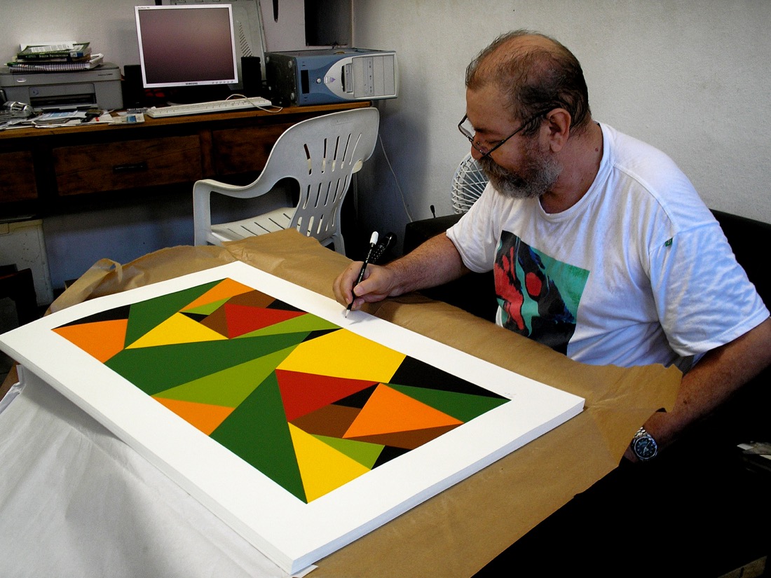 Registro do projeto Serigrafia Contemporânea no Nordeste